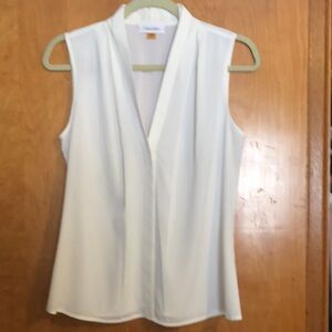 cream colored Calvin Klein blouse size small